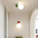 Axyaa Modern Nordic Wall Lamp Cream Style LED Lights Children's Room Decor