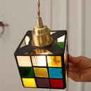 Axyaa Glass LED Hanging Light, Copper Socket, Modern Pendant Lamp