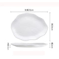 Axyaa Lotus Leaf Shallow Plate for Molecular Cuisine and Sushi