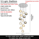 Axyaa Crystal Apple Pendant Light for Luxury Living and Dining Spaces