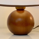 Axyaa Retro Walnut Wood Table Lamp: Korean Bedroom Decor & Bedside Atmosphere