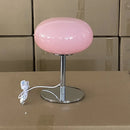 Axyaa Mushroom Glass Lamp: Bauhaus Trichromatic Dimming Night Light, Eye Protection Desk Lamp