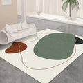 Axyaa Nordic Minimalist Bedside Rug - High-Quality Studio Lounge Decoration Rug