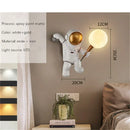 Axyaa Astronaut Moon Lamp: 3D Printed Kid's Room Bedside Wall Light