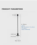 Axyaa Modern Pole Pendant Light for Bedroom & Restaurant
