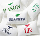 Axyaa Personalized Letter Embroidery Cotton Pillowcase - Smart Gift for Family & Friends