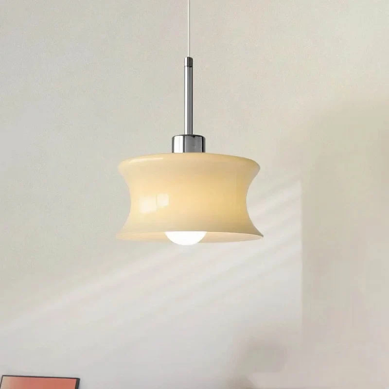 Axyaa Retro Glass Chandelier - Post-modern Bedroom Balcony Lamp