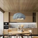 Axyaa Cream Wabi Sabi LED Pendant Chandelier: Elegant French Dining Room Fixture