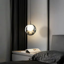 Axyaa Smoke Grey Glass Chandelier Pendant Light for Dining & Living Room Lighting
