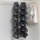 Axyaa 6-Layer Foldable Shoe Storage Hanging Bag for Closet Organization