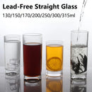 Axyaa Glass Water Cup: Transparent Drinking Glasses for Juice, Beer, and Coffee