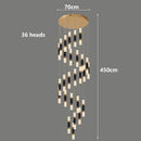 Axyaa Nordic Stair Chandelier, Living Room Pendant Lights, Ceiling Light - Indoor Lighting