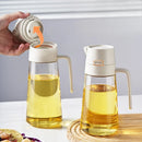 Axyaa Glass Oil Tank Pot with Automatic Opening and Closing for Kitchen