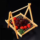 Axya Bamboo Meat Rack Folding Basket Tray by Axya