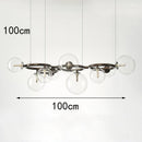Axyaa LED Chandeliers: Modern Hanging Lights for Living Room and Dining Room