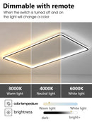 Axyaa Modern LED Ceiling Lights: Sleek Nordic Style for Living Room and Bedroom