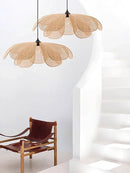 Axyaa Handmade Rattan Chandelier Pendant Light - Japanese Wabi Sabi Style