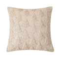 Plush Yellow Pillow Cover 45x45cm for Living Room Decor - Axyaa