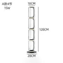 Axyaa Nordic LED Glass Floor Lamp: Modern, Bright, Heavy, Indoor Lighting for Living Room