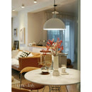 Axyaa Nordic LED Chandelier: Modern Minimalist Kitchen Island Table Light