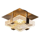 Axyaa Nordic Gold Crystal Ceiling Chandelier for Luxury Living Room Bedroom