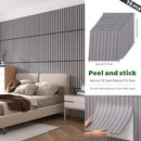 Axyaa 3D Stereo Self-Adhesive Grille Wall Stickers - 10 Pieces | 40*40 cm Square Sheets