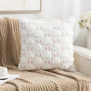 Axyaa Plush Solid Color Easter Pillowcase Cojines 45X45 for Home Sofa