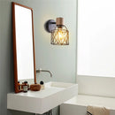 Axyaa Black Wood Wall Lights Modern Bedroom Lamp LED Lighting Sconce