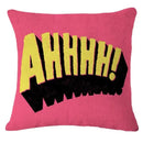 Axyaa Pop Art Cartoon Cushion Cover 45X45CM - Living Room Sofa Chair Decor