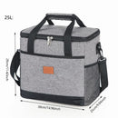Axyaa Insulated Lunch Bag with Shoulder Strap - Large Capacity Portable Tote