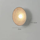 Axyaa Wabi Sabi Round Indoor Wall Sconce Light for Bedroom, Aisle, and Corridor