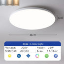Axyaa LED Ceiling Light: Waterproof Dustproof Kitchen Bedroom Bathroom Living Room Indoor Lamp