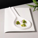 Axya Solid Color Ceramic Dinner Plate Set for Restaurant & Dessert - Sushi Snack Specialty Tableware