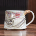 Axyaa Coarse Pottery Retro Shaped Ceramic Mug - High Aesthetic Household Cup
