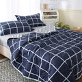 Axyaa Quilted Summer Quilt Set: Soft, Breathable, Washable Double Blanket with Pillowcase