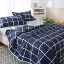 Axyaa Quilted Summer Quilt Set: Soft, Breathable, Washable Double Blanket with Pillowcase
