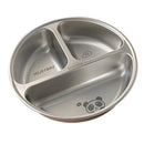 Axyaa Kids Stainless Steel Divided Plate - 3 Grids Cute Dining Dish