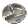 Axyaa 3-Grid Stainless Steel Kids Food Plate - Cute & Durable Divided Dish