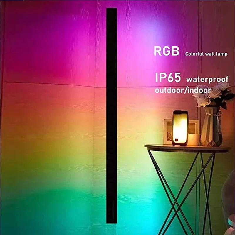 Axyaa RGB Tall Outdoor Christmas Decoration Light with Remote Control