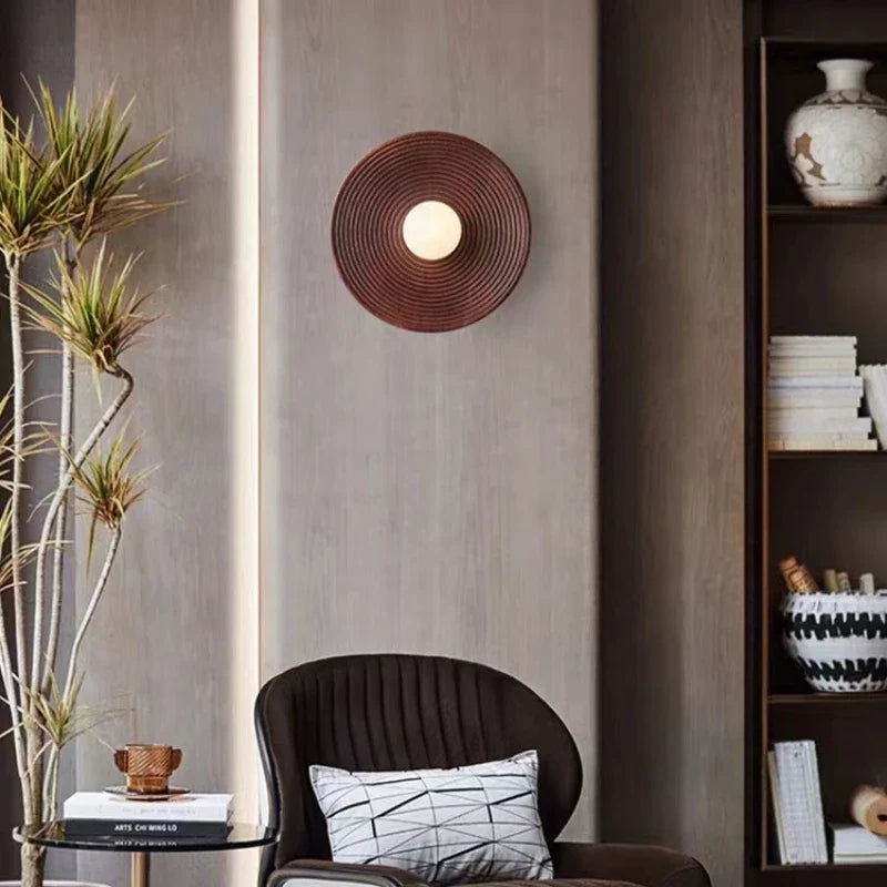 Axyaa White Glass Wall Lamp for Parlor, Bedroom, Hotel, Shop Lighting