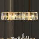 Axyaa Luxury Crystal Chandelier LED Pendant Lights for Dining Room