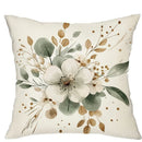 Axyaa Floral Leaf Pattern Pillowcase: Modern Minimalist Home Decor