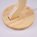 Axyaa Nordic Wood LED Floor Lamp - Minimalist Japanese Style for Living Room