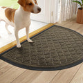 Axyaa Heavy Duty Indoor Half Moon Door Mat - Absorbent and Washable