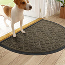 Axyaa Heavy Duty Indoor Half Moon Door Mat - Absorbent and Washable