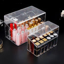 Axyaa Lipstick & Makeup Organizer: Cosmetic & Nail Polish Display Holder Box