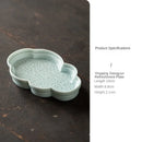 Axyaa Exquisite Dim Sum Tea Plate for Elegant Tea Time