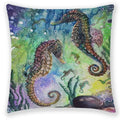 Axyaa Sea Animal Linen Pillow Case 45*45cm Home Decoration