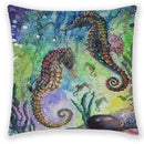 Axyaa Sea Animal Linen Pillow Case 45*45cm Home Decoration
