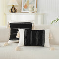 Axyaa Geometric Boho Cotton Cushion Cover for Home Decor